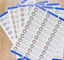 Load image into Gallery viewer, Printed Christmas Return Address Labels
