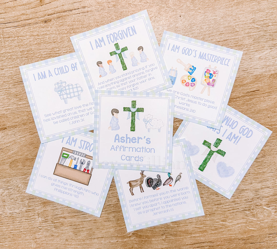 Boy Affirmation Cards