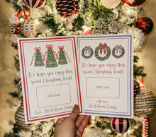 Load image into Gallery viewer, Christmas Gift Card Holders Printable
