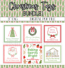 Load image into Gallery viewer, Christmas Tags Bundle 1
