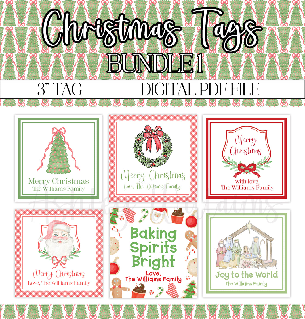 Christmas Tags Bundle 1