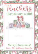 Load image into Gallery viewer, Christmas Gift Card Holders Printable
