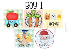 Load image into Gallery viewer, Seasonal Boy 1 Transfer Bundle
